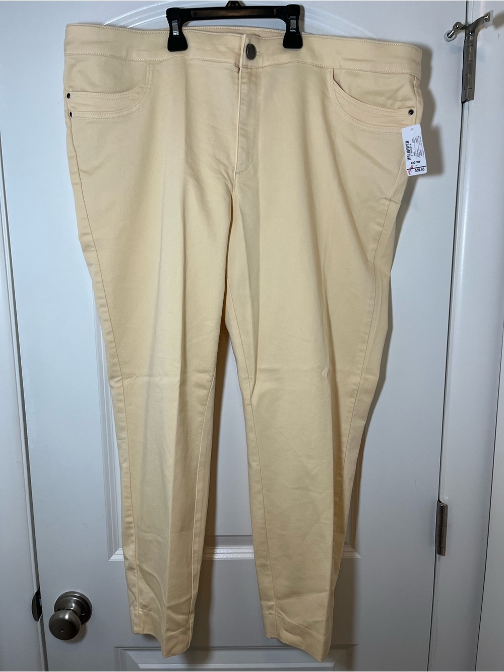Women’s Cream Slim Stretch Jeans